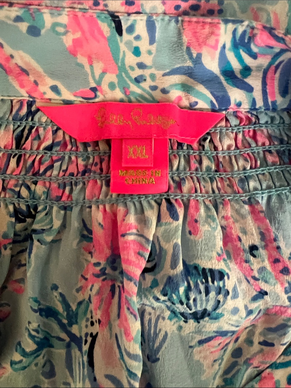 Lilly Pulitzer Elsa Silk Blouse - Picture 4 of 4